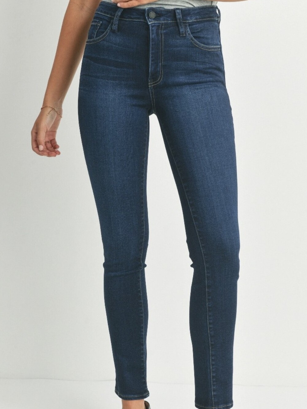 Just Black Straight Leg Jeans - Deep Indigo